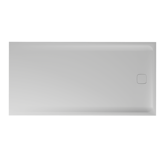 Balmani Bayou receveur de douche 180 x 90 cm solid surface blanc mat