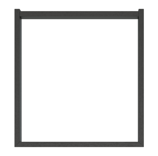 Balmani Lucida socle pour colonne salle de bains chêne noir 45 x 33 cm