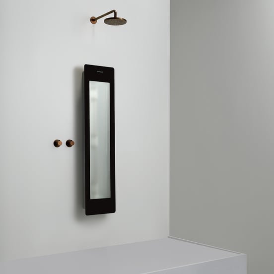 Sunshower One M Infrarood Vlakke opbouw black