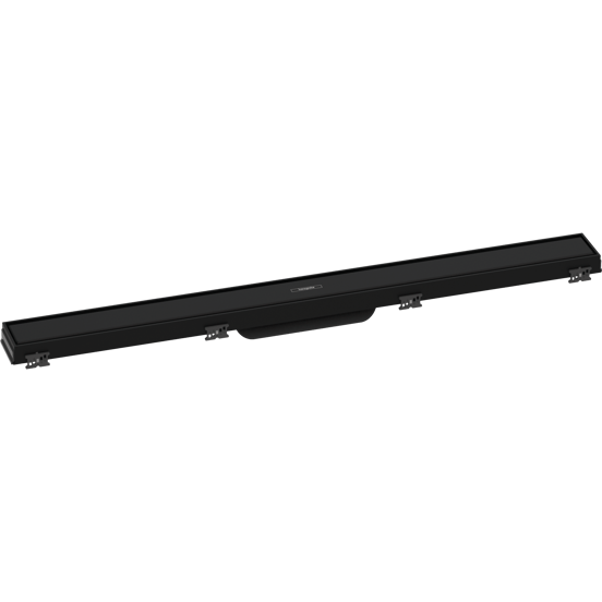 Hansgrohe RainDrain Match douchegoot afwerkset 80cm Mat Zwart