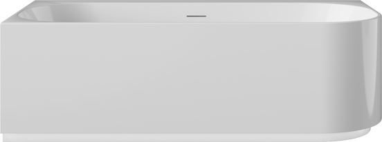 Luca Varess Laguna Whirlpool: Eckwanne, links, mit LED-Beleuchtung, 170 x 85 cm, Acryl, Weiß Glänzend