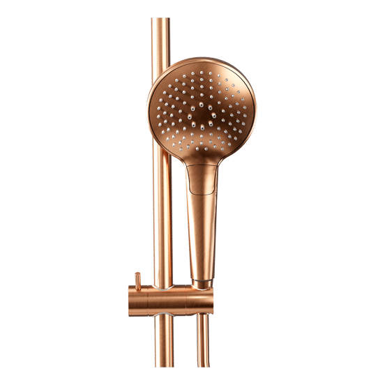 Blaufoss Round 300 colonne de douche de pluie mitigeur thermostatique Brushed Rosegold