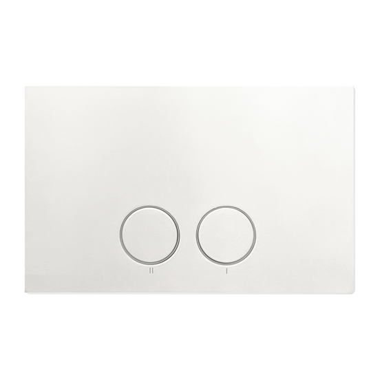 Perleas bedieningspaneel mat wit voor Ideal Standard Prosys inbouwreservoir