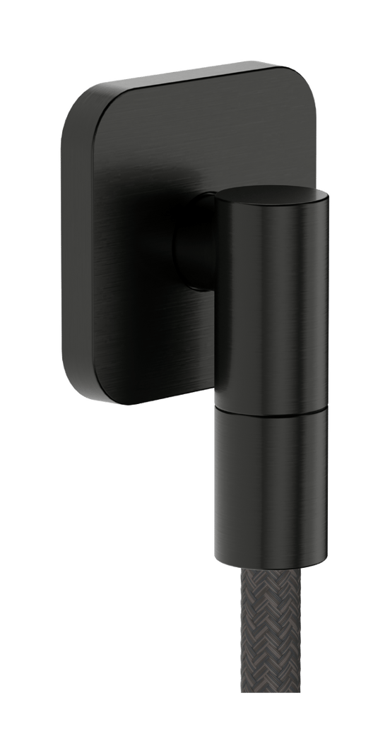 Hansgrohe FixFit Fine Q coude de raccordement 1/2"  Brushed Black Chrome