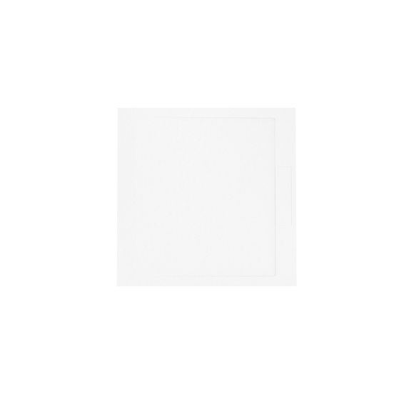 Balmani Indus douchebak 90 x 90 cm composietmarmer mat wit leisteenstructuur