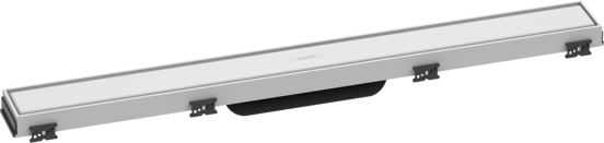 Hansgrohe RainDrain Match caniveau de douche avec cadre réglable en hauteur 70cm Blanc Mat