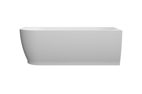 Linie Paulo baignoire d'angle droite simple 170 x 70 cm acrylique blanc mat