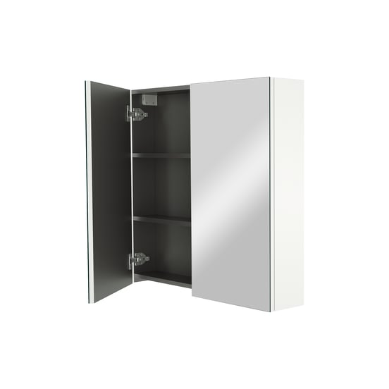 Linie Montro armoire de toilette 80 x 75 cm Blanc Brillant