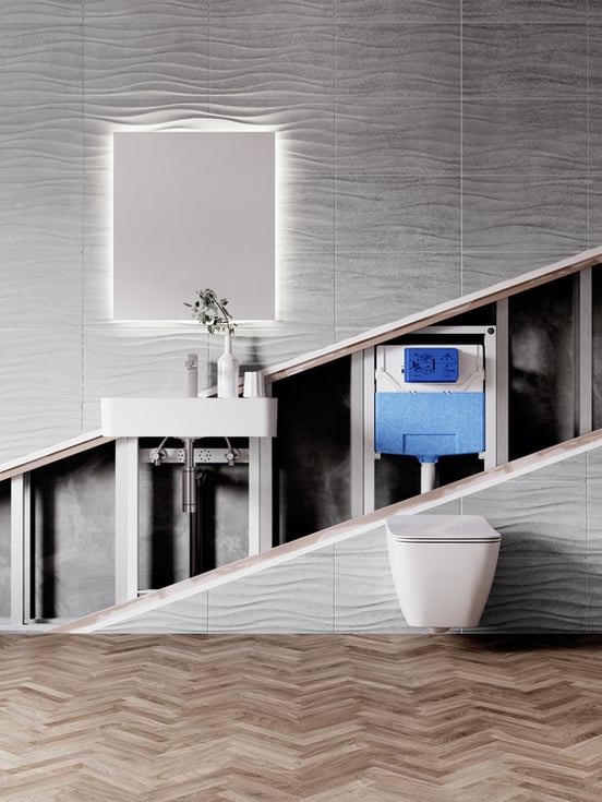 Ideal Standard ProSys inbouwreservoir, inclusief Smartflush vloeistof en conversie kit