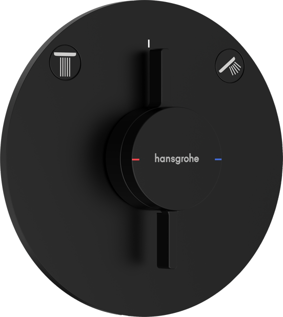 Hansgrohe DuoTurn S inbouw mengkraan mat zwart