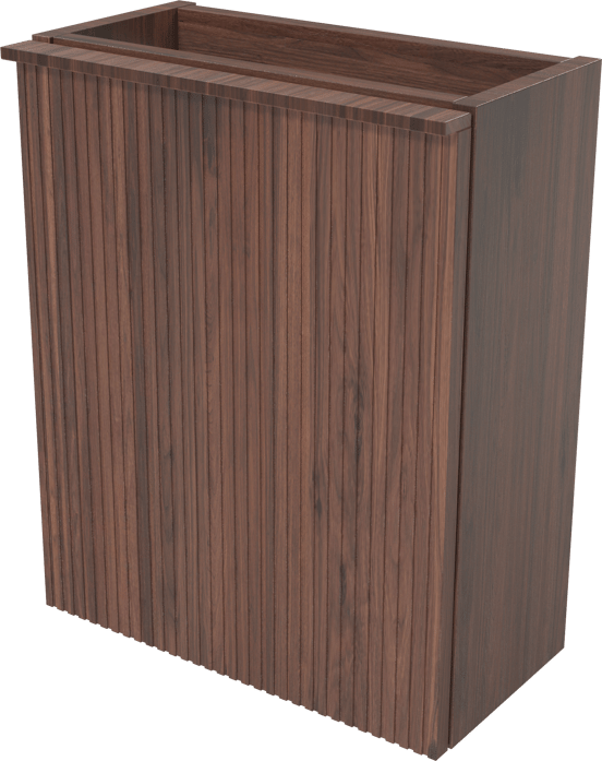 Balmani Forma hängender Waschbeckenunterschrank: amerikanischer Nussbaum, 42 x 21 cm