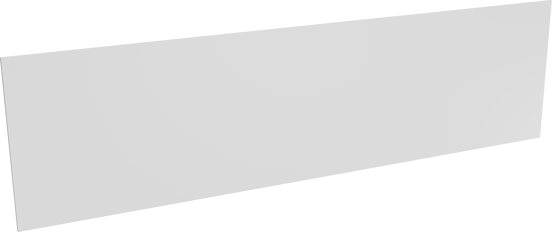 Luca Varess Waschbeckenrückwand matt Weiße Solid Surface 40 x 150 cm