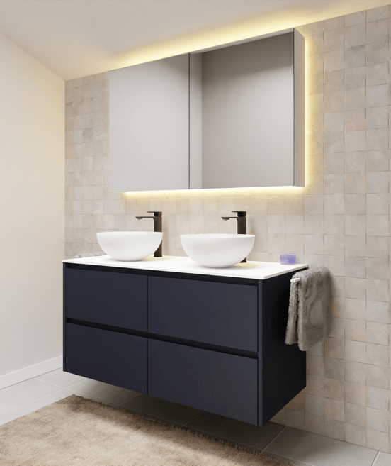 Luca Varess LED verlichting voor spiegelkast 120 x 75 cm