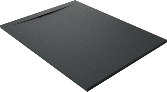 Balmani Andes Evolution douchebak 120 x 90 cm composietmarmer Mat Zwart