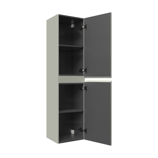 Linie Lado colonne salle de bains à assembler suspendu greige 35 x 30 x 140 cm