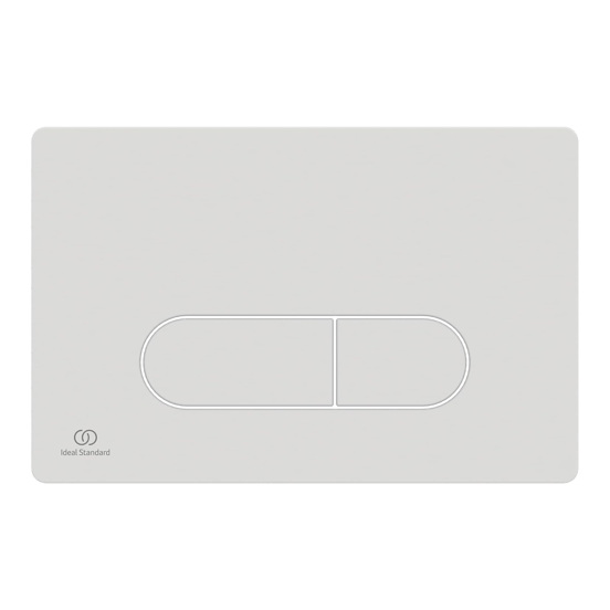 Oleas M1 bedieningspaneel Hoogglans Wit voor Ideal Standard ProSys inbouwreservoir