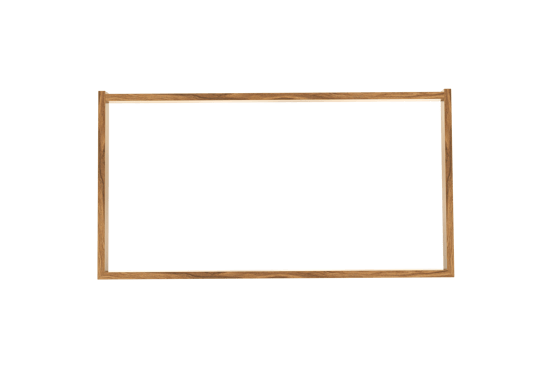 Balmani Lucida Sockel für Bad-Unterschrank, Teak, 90 x 55 cm