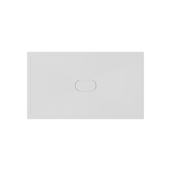 Balmani Artic douchebak 140 x 80 cm top solid mat wit