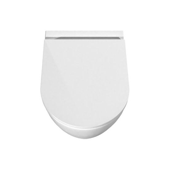 Luca Varess Moreno hangtoilet Glanzend Wit randloos