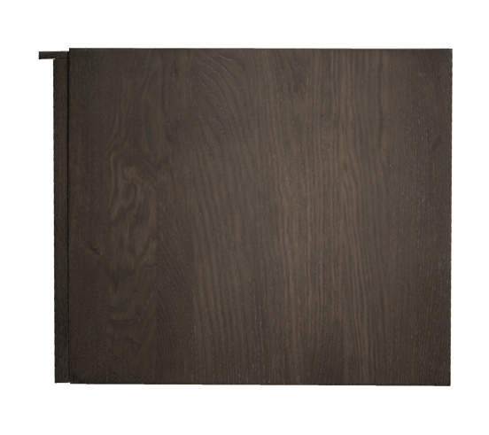 Balmani Forma meuble sous-vasque suspendu 75 x 55 cm chêne fumé 2 tiroirs