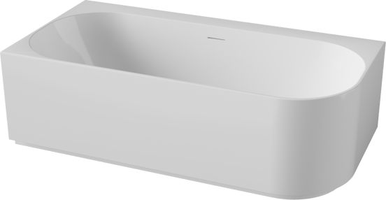 Luca Varess Laguna 2-Personen-Eckbadewanne: links, 170 x 85 cm, Acryl Weiß Glänzend