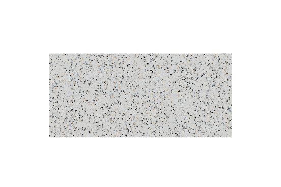 Balmani Stretto enkel of dubbel wastafelblad Bianco Nero terrazzo 120 x 55 cm