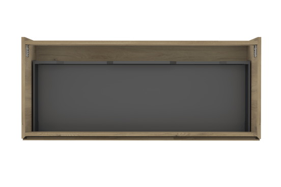 Storke Edge meuble sous-vasque suspendu 120 x 52 cm chêne brut 1 tiroir 2 découpés de siphon