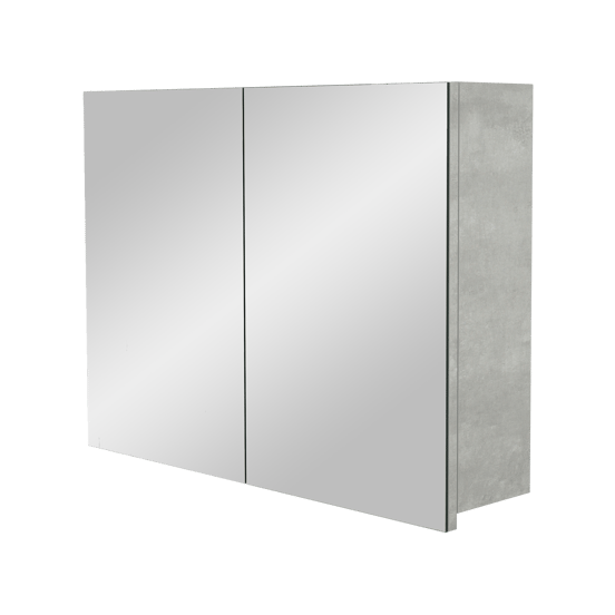 Storke Beta spiegelkast 80 x 60 cm betongrijs