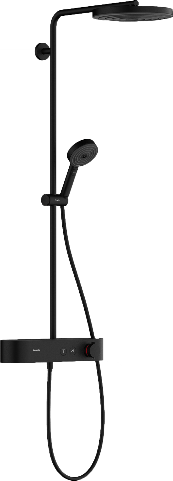 Hansgrohe Pulsify S260 Duschsystem mit Thermostat-Armatur Schwarz Matt