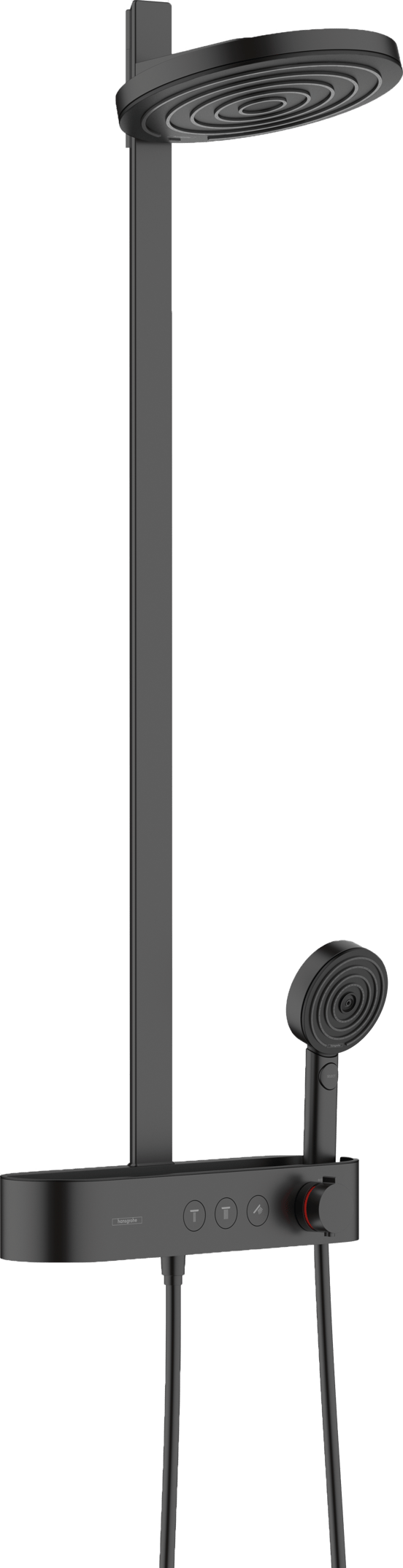 Hansgrohe Pulsify S260 Duschsystem mit Thermostat-Armatur Schwarz Matt