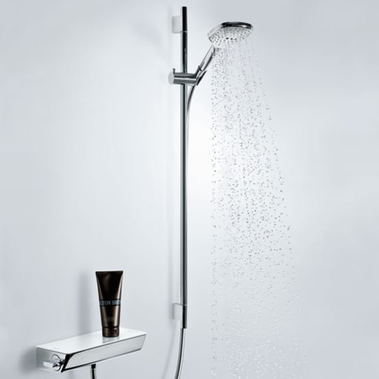 Hansgrohe Raindance Select E 120 Brauseset: 101 cm, 3 Strahlarten, Chrom glänzend