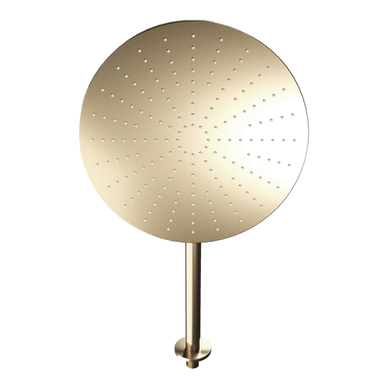 Blaufoss Nola 300 Tête de douche rond 30 cm avec support mural brushed champagne gold