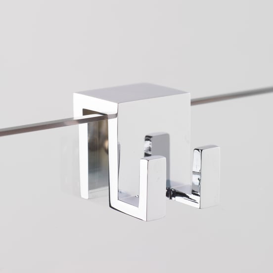 Blaufoss Einzelhaken für die Dusche, Chrom