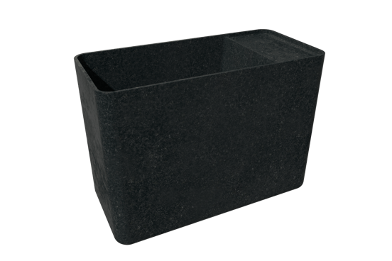 Balmani Riva handenwasser 45 x 22 cm verzoete graniet