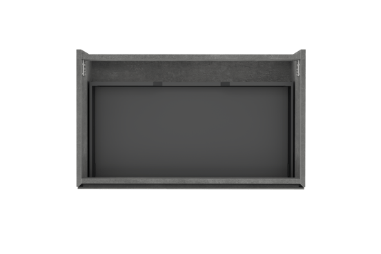 Storke Edge meuble sous-lavabo suspendu 85 x 52 cm béton gris foncé 1 tiroir