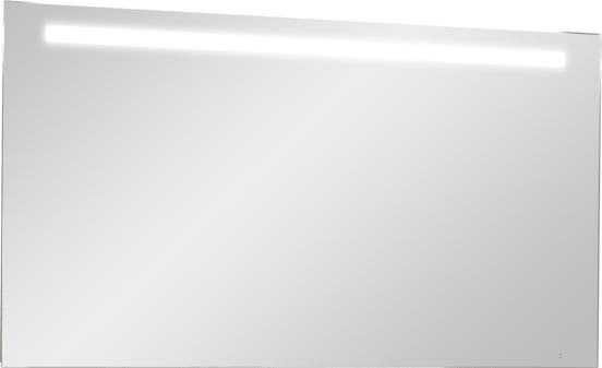 Storke Lucio Badspiegel mit Beleuchtung: Rechteckig, 130 x 65 cm, mit Anti-Beschlag Spiegelheizung