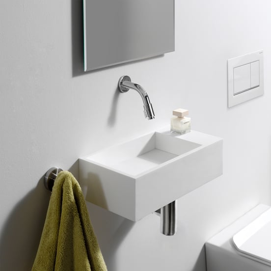 Blaufoss Ottawa robinet de lave-mains encastré Chrome Brillant