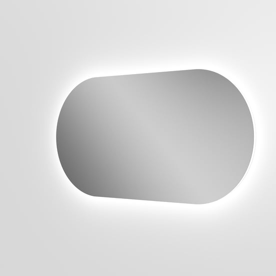 Balmani Cloud ovaal badkamerspiegel 130 x 65 cm met spiegelverlichting en anti-damp