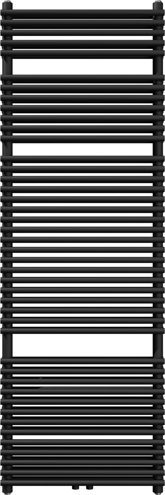 Vipera Alegria Doppelhandtuchheizkörper: 60 x 180 cm, Zentralheizung, Schwarz matt, Seiten- & Mittelanschluss, 2010W