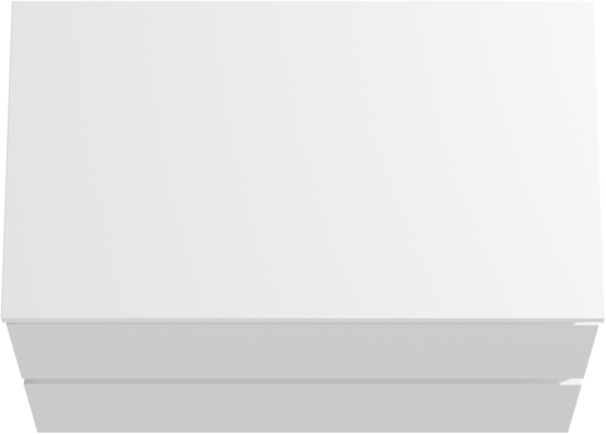 Linie Lado zwevend badkamermeubel 80 x 46 cm glanzend wit met Lado enkel tablet in composietmarmer mat wit