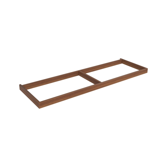 Balmani Lucida socle pour meuble sous-vasque noyer Américain 150 x 55 cm