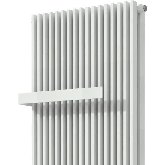 Vipera porte-serviette pour Corrason double 50 - 60 - 80 cm blanc mat