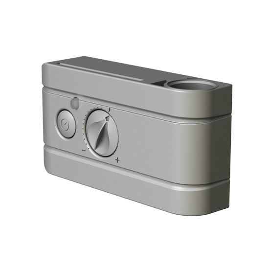 Vipera régulateur thermostatique analogique pour sèche-serviettes électrique gris