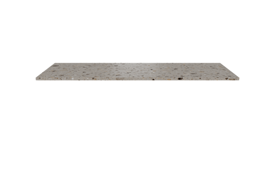 Balmani Stretto enkel of dubbel tablet greige terrazzo 135 x 55 cm