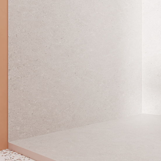 Luca Varess Suite receveur de douche 120 x 90 cm marbre composite Dizzy Pearl 