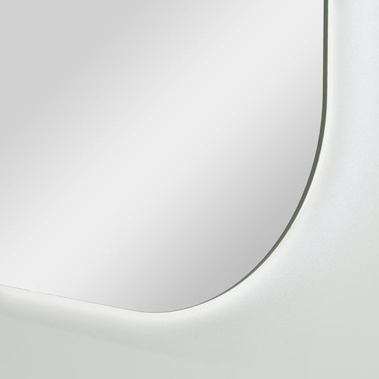 Balmani Giro Arcato miroir coins arrondis lumineux et anti-buée 41 x 108 cm