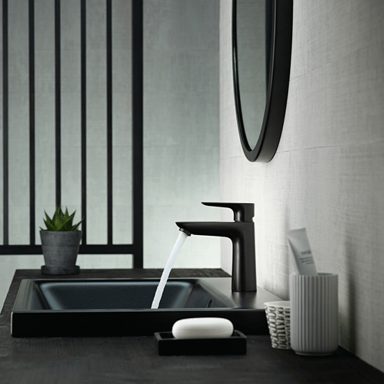Hansgrohe Talis E 110 Coolstart robinet de lavabo Noir Mat