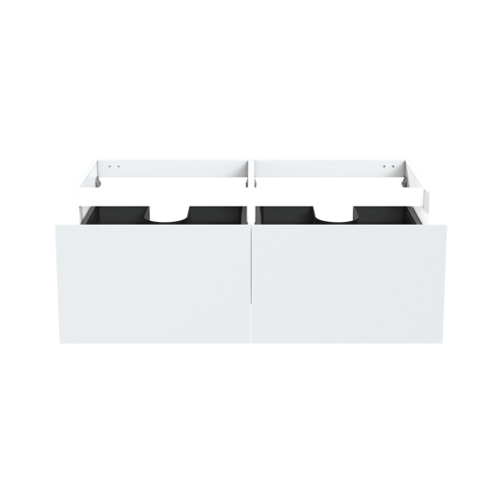 Balmani Idra meuble sous-vasque suspendu 135 x 55 cm blanc mat 4 tiroirs