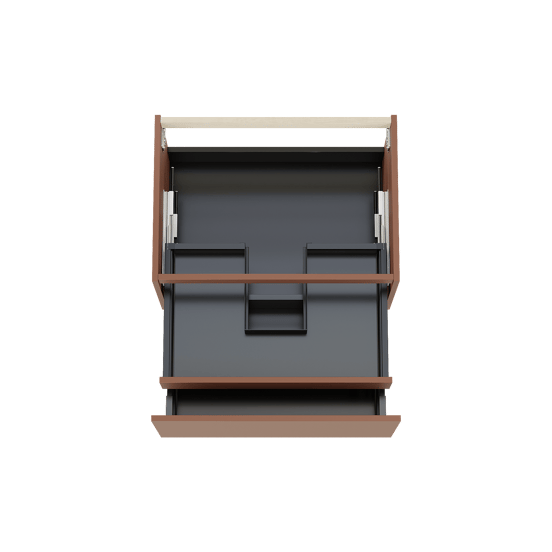Balmani Sfera zwevende wastafelonderkast 75 x 55 cm Cotto 2 lades