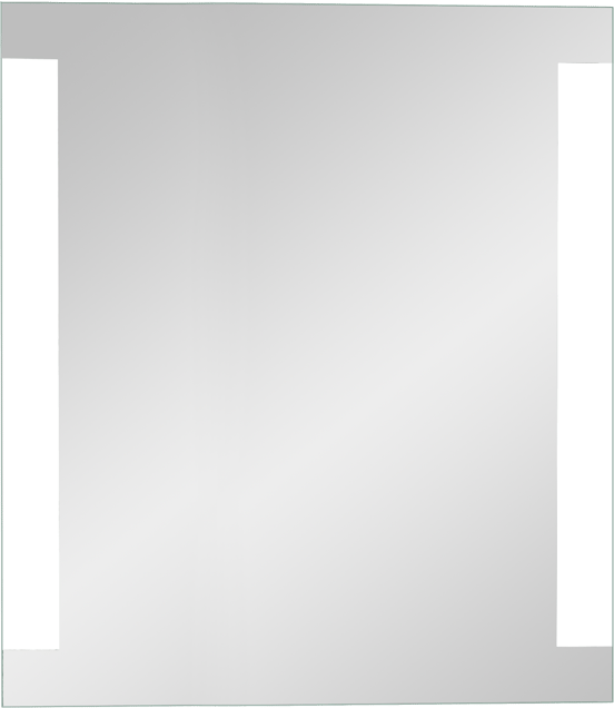 Linie Lunar miroir rectangulaire lumineux 70 x 80 cm